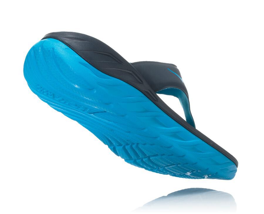 Hoka One One Ora Recovery Flip Sandaler Dam - Marinblå - FCYTM-4613